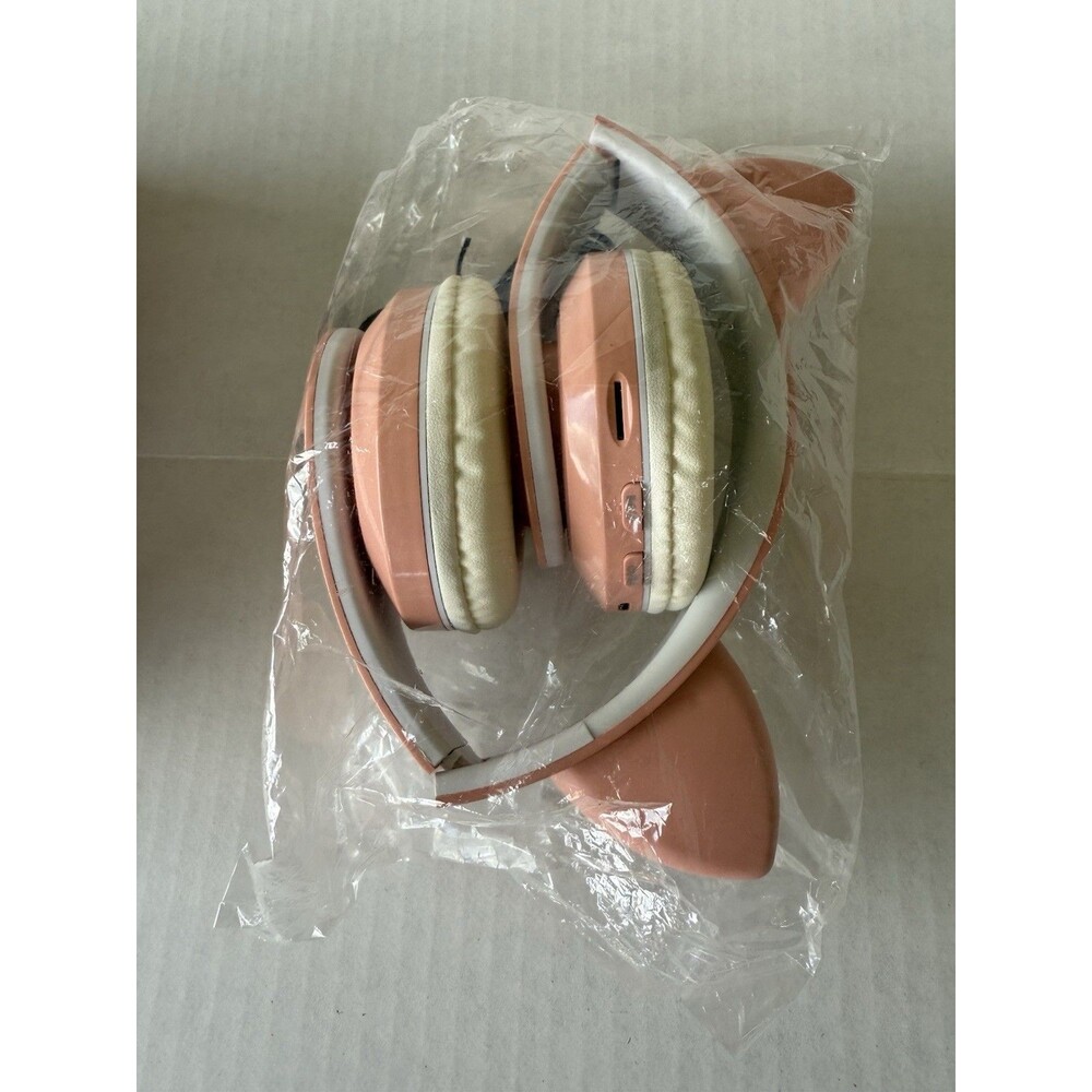 Headset Ear Bluetooth Headset B39 Ear Wireless Headset LED Flashing Pink New - Picture 3 of 10